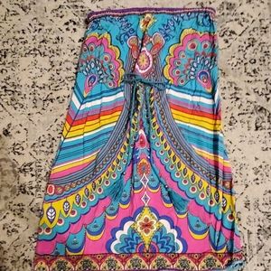 Women's strapless dress